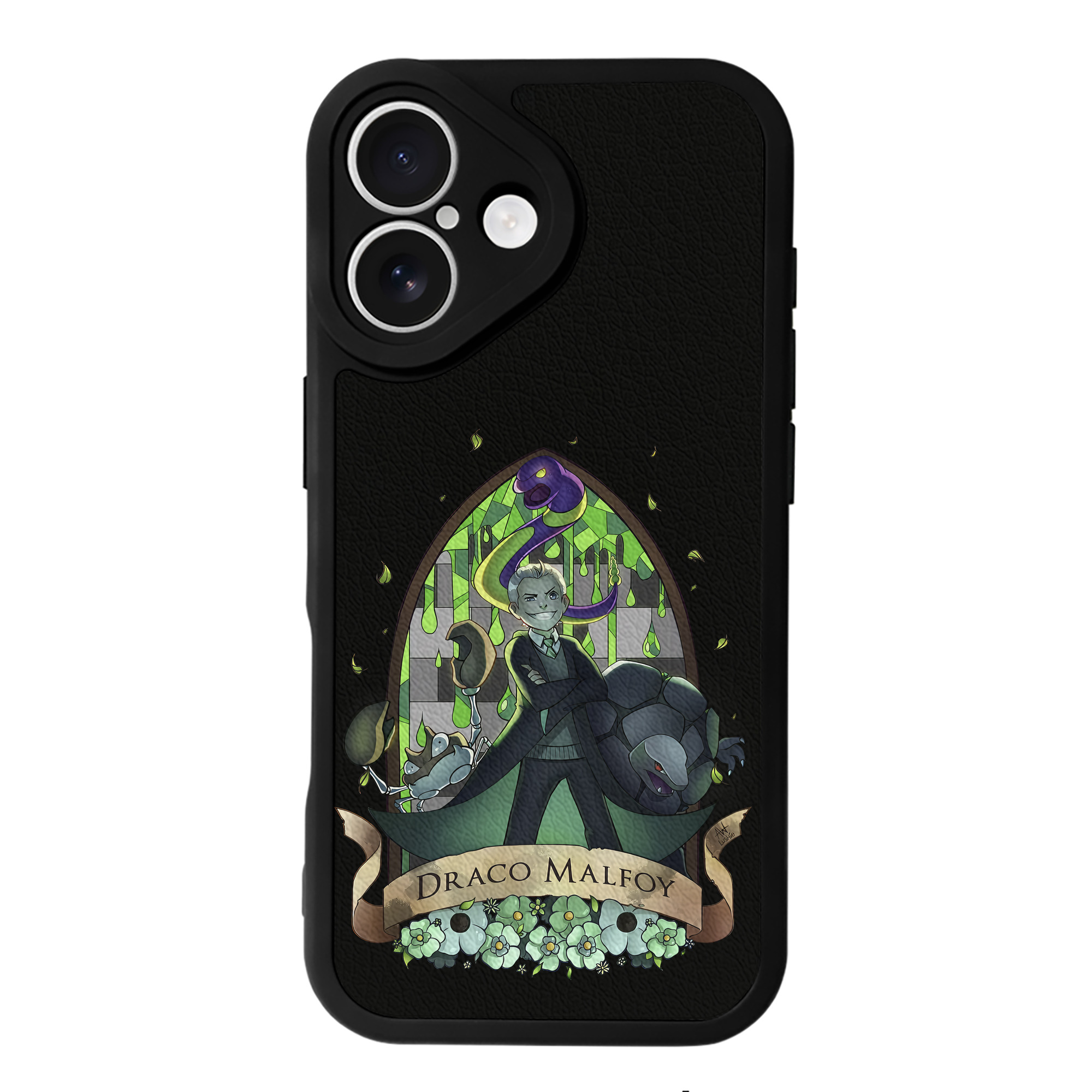 （画像用） Harry Potter ハリー・ポッターシリーズ 【iPhone 16シリーズ対応】シリコンスマホケース（レザー調） 材質：シリコン